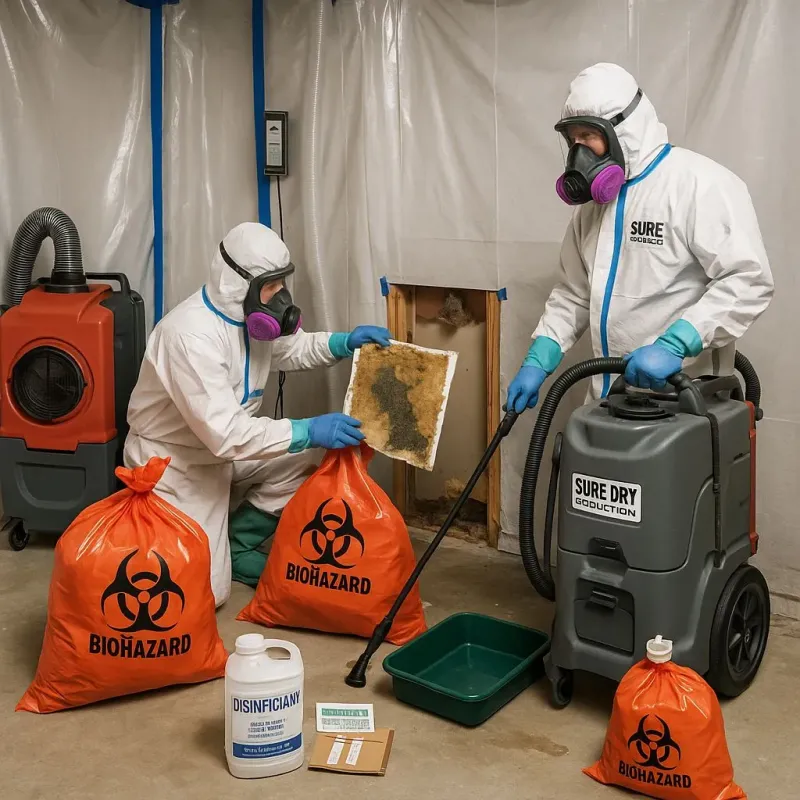 Contaminated Water Handling Protocols process in Strathmore, CA